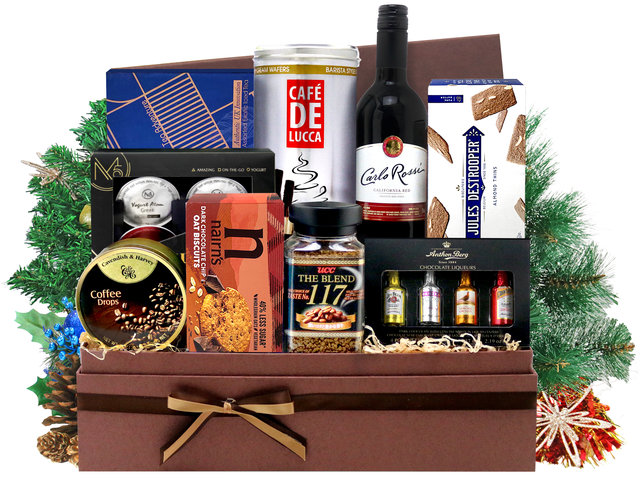 Christmas Gift Hamper - Christmas Fancy Food Gift Hamper 4 - L76600318b Photo