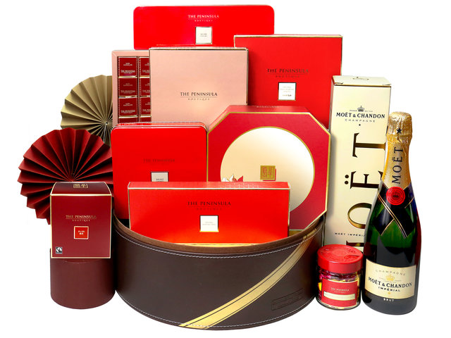 Mid-Autumn Gift Hamper - Mid Autumn Peninsula Moon Cake And Food With Luxury Gift Hamper FH140 - L3125596 Photo