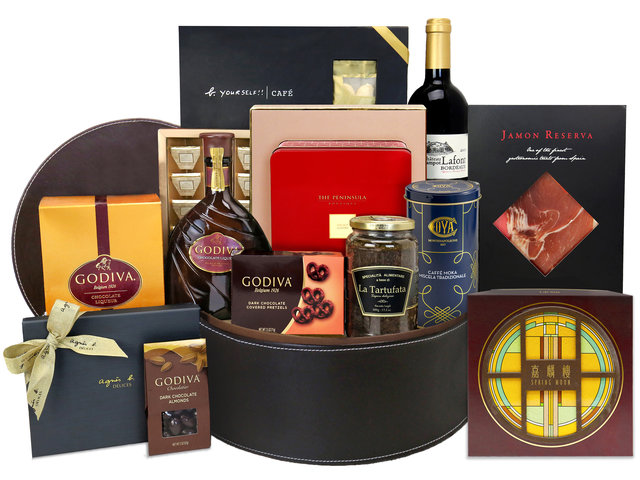 Mid-Autumn Gift Hamper - Mid Autumn The Spring Moon Mooncake With Premium Deluxe Food Gift Hamper FH111 - MH0727A4 Photo
