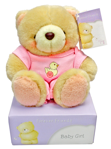 Teddy Bear n Doll - Hallmark Forever Friends Baby girl Teddy - L177723 Photo