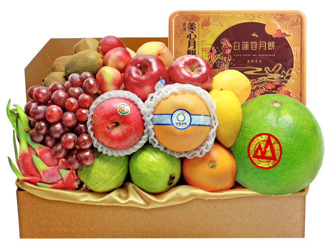 中秋果篮Hamper - 中秋美心月饼优质果篮 FH162 - L140381 Photo